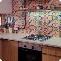 Cocina Vintage en diseñada y fabricada por Cocinas Kinawa